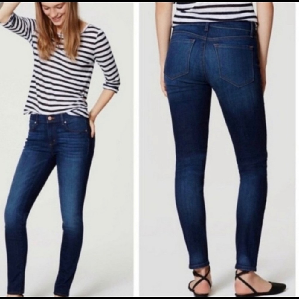 Ann Taylor Loft Modern Skinny 0P jeans